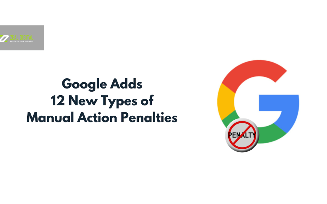 Google Adds 12 New Types of Manual Action Penalties