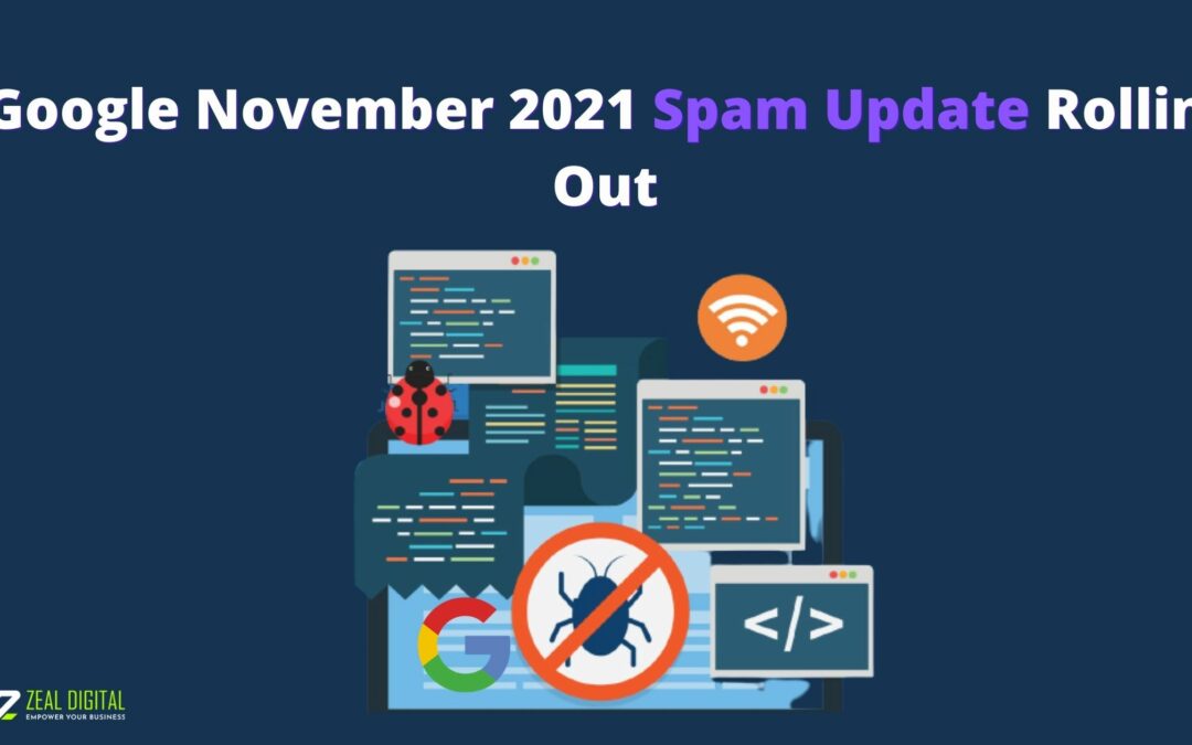 Google November 2021 Spam Update Rolling Out