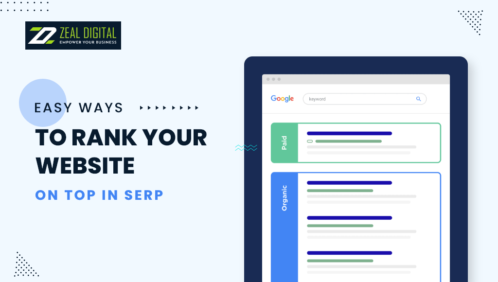 Easy Ways To Rank Your Website On Top In Serp