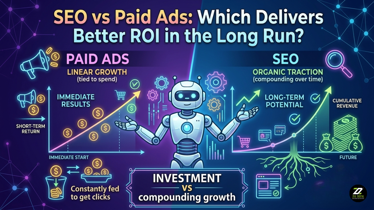 SEO vs Paid Ads Which Delivers Better ROI in the Long Run